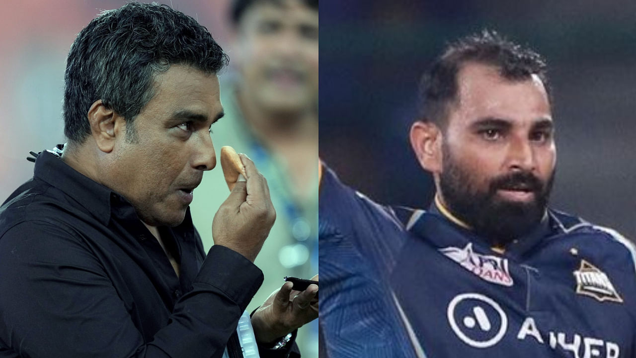 <div class="paragraphs"><p>Sanjay Manjrekar and Mohammed Shami.</p></div>