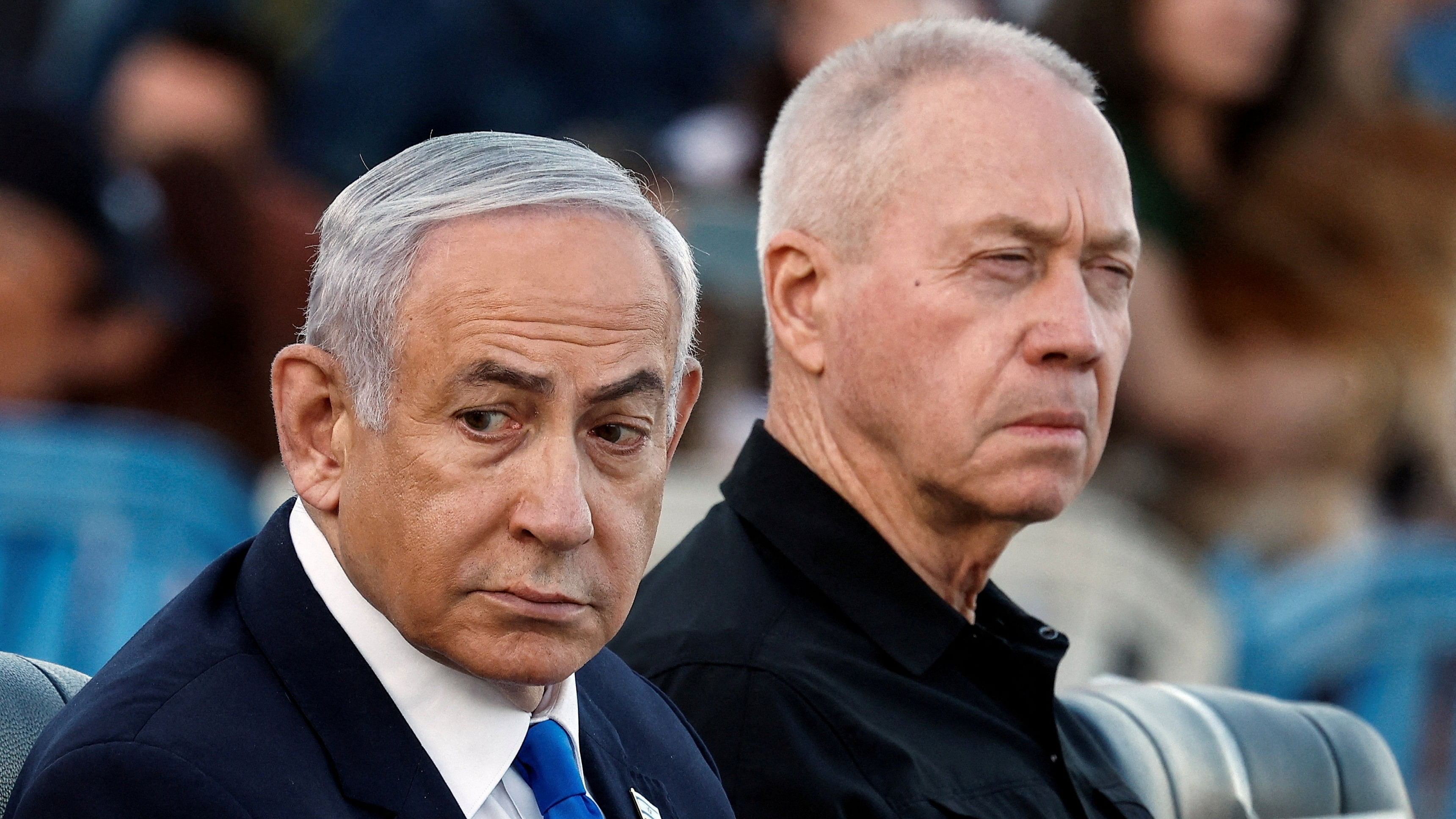 <div class="paragraphs"><p>Israeli Prime Minister Benjamin Netanyahu with former Israeli Defense Minister Yoav Gallant </p></div>