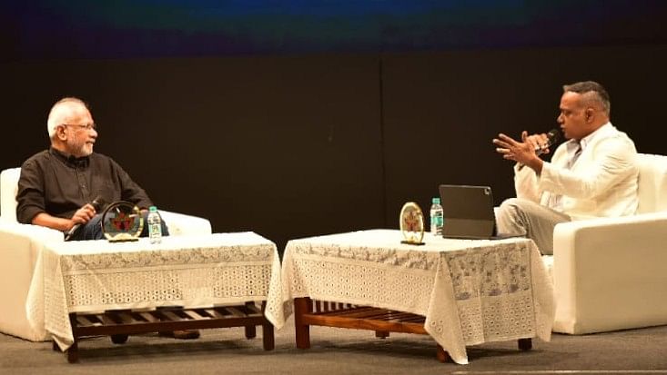 <div class="paragraphs"><p>Mani Ratnam and Gautam Menon at&nbsp;Kala Academy. The interaction was part of the&nbsp;International Film Festival of India’s (IFFI) masterclass series.</p></div>