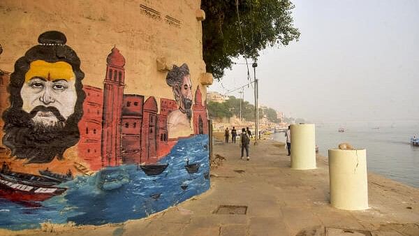 <div class="paragraphs"><p>Beautification work at Ganga ghats ahead of the Mahakumbh, in Varanasi.&nbsp;</p></div>