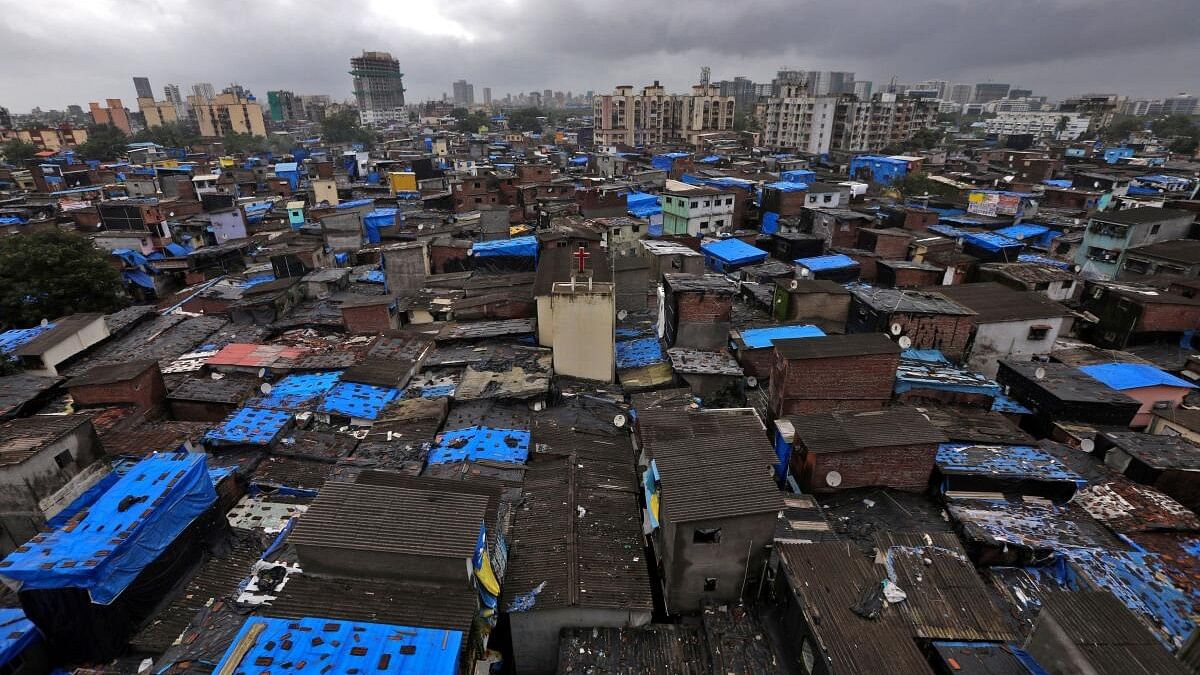 <div class="paragraphs"><p>A general view of Dharavi, one of Asia's largest slums, in Mumbai.&nbsp;</p></div>