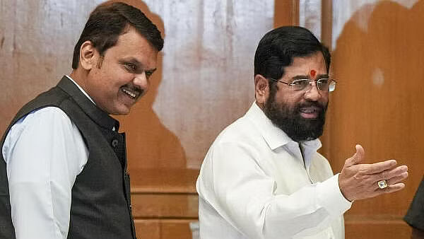 <div class="paragraphs"><p>Maharashtra Chief Minister Eknath Shinde with Maharashtra Dy CM Devendra Fadnavis</p></div>