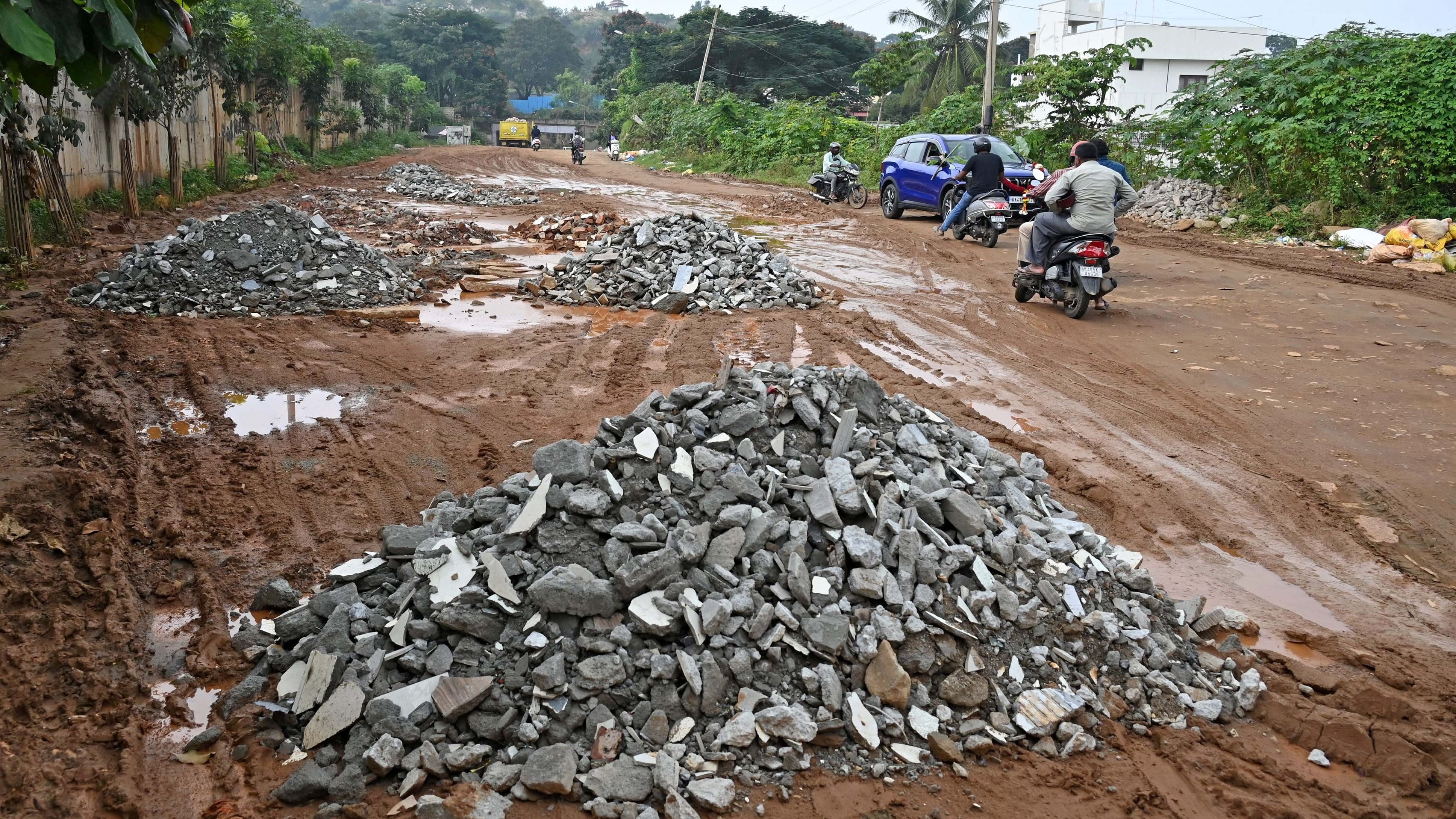 <div class="paragraphs"><p>Kerekodi Main Road, in the west of the city, has been in this condition for more than two years now. </p></div>