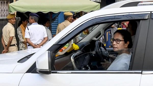 <div class="paragraphs"><p>West Bengal Chief Minister and Trinamool Congress supremo Mamata Banerjee arrives to attend party's National Working Committee meeting, in Kolkata, Monday, Nov. 25, 2024.</p></div>