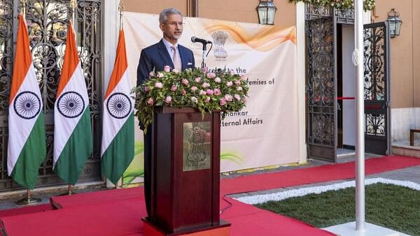 <div class="paragraphs"><p>External Affairs Minister S Jaishankar speaks at the inauguration of the new Chancery of the Embassy of India, in Rome.</p></div>