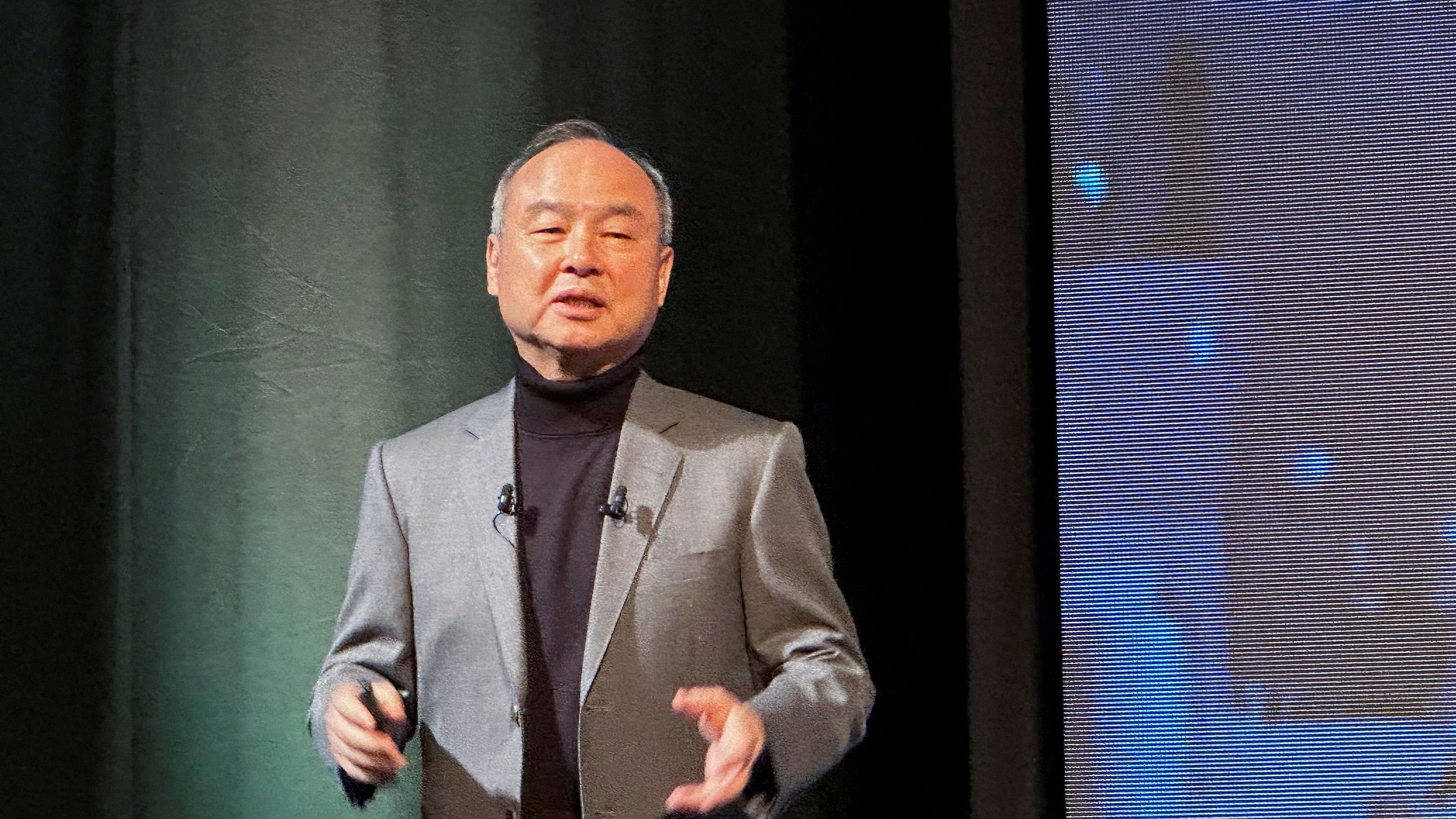 <div class="paragraphs"><p> SoftBank CEO Masayoshi Son </p></div>