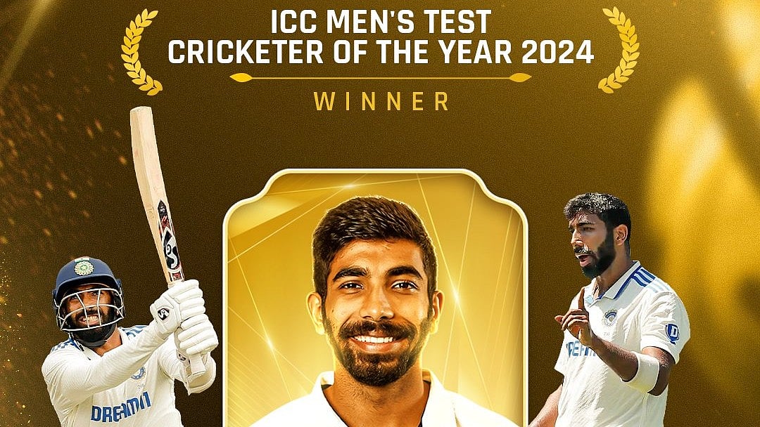 Jasprit Bumrah named ICC Men's Test Cricketer of the Year