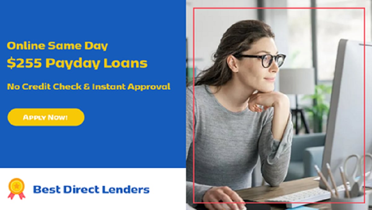$255 Payday Loans Online Same Day: Direct Lenders, With No Credit Check