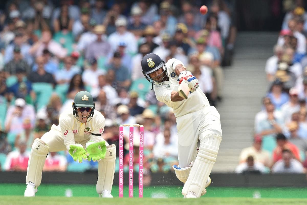 GRABBING HIS CHANCE: Mayank Agarwal feels his preparations paid off during the series Down Under. AFP