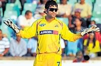 Chennai Super Kings skipper Mahendra Singh Dhoni will be hoping the setback against Bangalore on Thursday is temporary. AFP