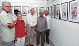 Arty: Unni, Vijay Narian Seth, Justice Sadashiv and Narendra. DH photos by Manjunath M S