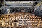 One of the cinemas gutted in the fire at the Innovative  Multiplex, Marathahalli, on Wednesday. DH photo