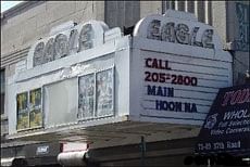 Eagle theatre in New York