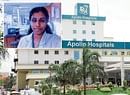 Lab technician Jithin George (inset) of  Apollo Hospitals, Bannerghatta Road, who was allegedly killed by her boyfriend on Friday.  DH photo
