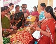 Towards self-reliance: Various products produced by self-help groups are on display in Chettalli. DH photo