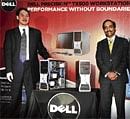 Dell Head of Marketing, Jim Rhee (left) & Head Large Enterprise-Relationship Marketing Milind Yedkar at the launch of new workstations. DH Photo