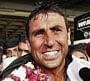 Heros welcome: Younis Khan on arrival in Karachi on Tuesday after leading Pakistan to the World T20 title . AP