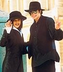 Michael Jackson and his first wife Lisa Marie Presley. AP