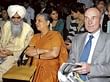 Attentive: Chiranjeev Singh, Sudha Murthy and Dominque Causse