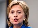 US Secretary of State Hillary Clinton. AP