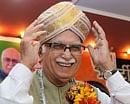 Senior BJP leader L K Advani at a two-day national executive of BJP Schedule Caste Morcha in New Delhi on Saturday. PTI