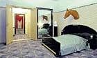 Anna Jandt created a horse istallation at the hotel. Guardian