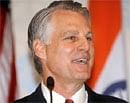US Ambassador to India Timothy J Roemer addresses his first press conference at the US embassy in New Delhi on Wednesday. AFP