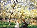 Spring - a painting by Monet