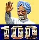 100 days of Manmohan Singh-led UPA government