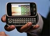 The new Android-based Motorola Cliq which was during a mobile Internet conference in San Francisco, Thursday, AP