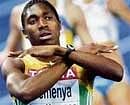 South African athlete Caster Semenya