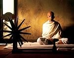 Weaved in time: A still from the movie Gandhi My Father.