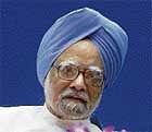 Prime Minister Manmohan Singh at the Scope Awards Ceremony in New Delhi on Thursday. PTI