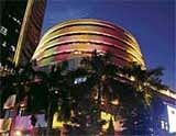 The BSE building seen illuminated during a special trading session on Saturday. AFP