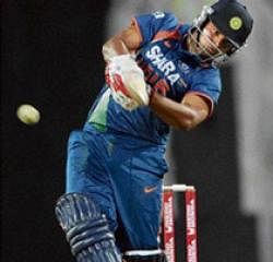 struggling: Suresh Raina has not cashed in on the chances he has had. AFP