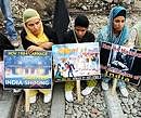 Activists of Sikh outfits block rail tracks during an anti-government protest in Amritsar on November 3. File photo/ AFP