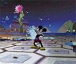 Mickey as he will appear in the video game Epic Mickey. The game will show the characters darker side.