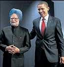 President Barack Obama with Prime Minister Manmohan Singh in London in this April 2, 2009 photo. NYT