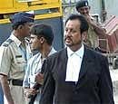 Lawyer S.G. Abbas Kazmi on his way to defend  Ajmal Amir Kasab in court. IANS photo
