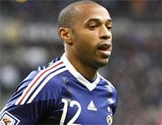 France's captain Thierry Henry. AP