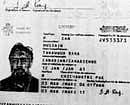 Copy of a passport of Tahawwur Hussain Rana.