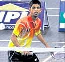 Karnatakas Rohan Castelino in action en route to his victory against Delhis Himanshu Kharbanda in Bangalore on Wednesday. DH Photo