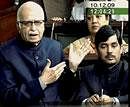 BJP leader L K Advani speaks in the Lok Sabha in New Delhi on Thursday during the ongoing Winter Session. (AP)