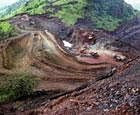 Mining area in Bellary district, Karnataka.