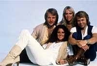 This 1977 file photo shows members of Swedish pop group Abba, from left, Bjorn Ulvaeus, Agnetha (known as Anna) Faltskog, Annifrid (known as Frida) Lyngstad and Benny Anderson. (AP Photo, file)