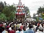 The Brahma rathotsava of Sri Venkateshwaraswamy temple at Byatarayabetta under Dodduru Karapanahalli gram panchayat in Bangarpet was held on Wednesday.