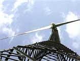A power-generating windmill turbine in a wind farm in Ahmedabad. Reuters