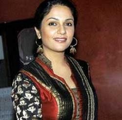 Actor Gracy Singh at the premiere of her film 'Aseema' in Noida on Thursday. PTI