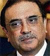 Asif Ali Zardari. AFP