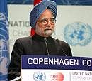 Prime Minister Manmohan Singh addresses the 15th United Nations Climate Change Conference in Copenhagen, Denmark on Friday. PTI